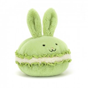 Jellycat Dainty Dessert Bunny Macaron 12 CM X 12 CM, Jellycat USA | VE3185072