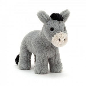 Jellycat Diddle Donkey 12 CM X 14 CM, Jellycat USA | UB7643219