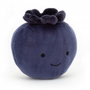 Jellycat Fabulous Fruit Blueberry 10 CM X 8 CM, Jellycat USA | CX9845176