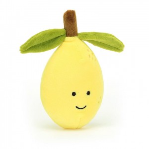 Jellycat Fabulous Fruit Lemon 14 CM X 8 CM, Jellycat USA | LR2014793