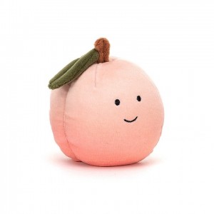 Jellycat Fabulous Fruit Peach 9 CM X 8 CM, Jellycat USA | SF8192643