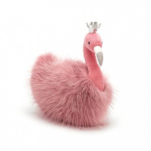 Jellycat Fancy Flamingo Fluffy 37 CM X 16 CM, Jellycat USA | WB3274065