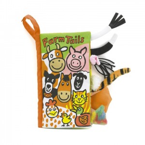 Jellycat Farm Tails Book 21 CM X 12 CM, Jellycat USA | UK7143698