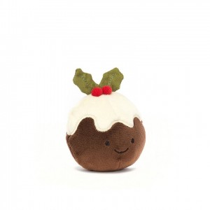 Jellycat Festive Folly Christmas Pudding 6 CM X 13 CM, Jellycat USA | IF2641379