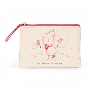 Jellycat Flaunt Your Feathers Pouch 15 CM X 11 CM, Jellycat USA | MF5916023