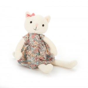 Jellycat Fleur Kitty 27 CM X 7 CM, Jellycat USA | QP2569803