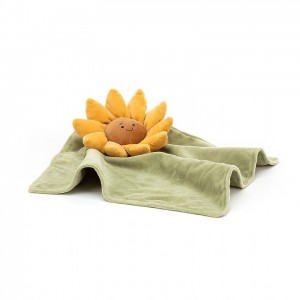 Jellycat Fleury Sunflower Soother 34 CM X 34 CM, Jellycat USA | DB4897106