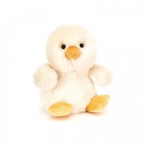 Jellycat Fluffster Cream Chick 11 CM X 6 CM, Jellycat USA | DL7306251