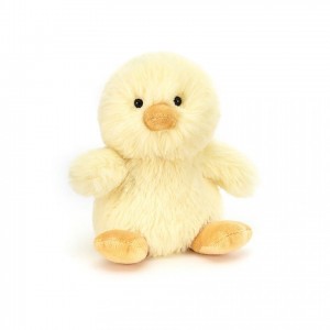 Jellycat Fluffster Yellow Chick 11 CM X 6 CM, Jellycat USA | GA2736048