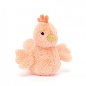 Jellycat Fluffy Chicken 11 CM X 6 CM, Jellycat USA | DY7405926