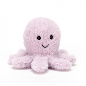 Jellycat Fluffy Octopus 8 CM X 7 CM, Jellycat USA | IW4918723