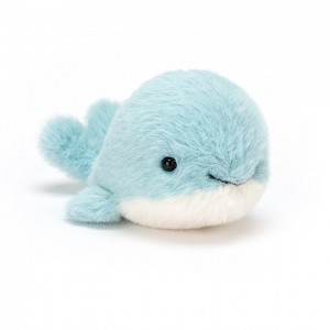 Jellycat Fluffy Whale 10 CM X 5 CM, Jellycat USA | BR6941527