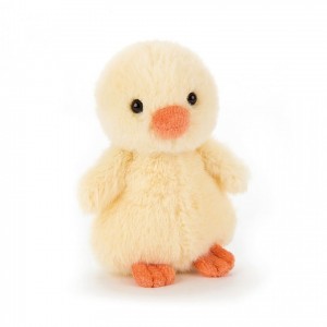 Jellycat Fluffy Yellow Chick 11 CM X 7 CM, Jellycat USA | HA3610895