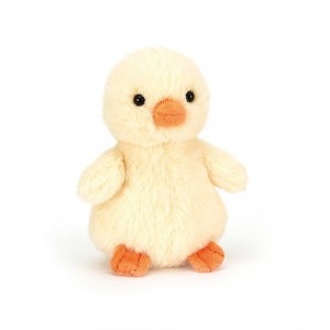 Jellycat Fluffy Yellow Chick 11 CM X 7 CM, Jellycat USA | QK8240751