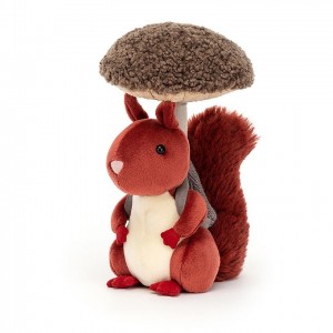 Jellycat Fungi Forager Squirrel 22 CM X 9 CM, Jellycat USA | TF6382745