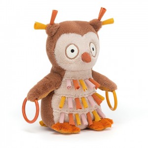 Jellycat Happihoop Owl 20 CM X 11 CM, Jellycat USA | UV3091264