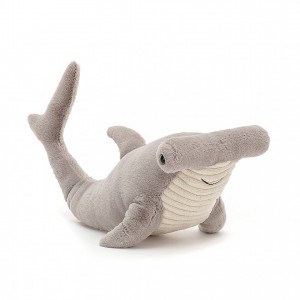 Jellycat Harley Hammerhead Shark 13 CM X 31 CM, Jellycat USA | PB4190763