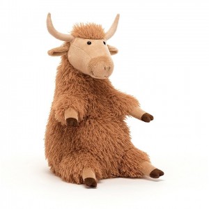 Jellycat Herbie Highland Cow 26 CM X 14 CM, Jellycat USA | JF2847036