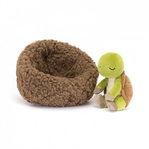 Jellycat Hibernating Tortoise 12 CM X 12 CM, Jellycat USA | WX5187349