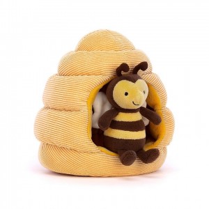 Jellycat Honeyhome Bee 18 CM X 17 CM, Jellycat USA | RZ0753928