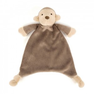 Jellycat Hushbie Monkey Soother 23 CM X 20 CM, Jellycat USA | GU2709564