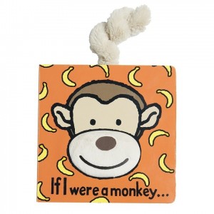 Jellycat If I Were A Monkey Book 15 CM X 15 CM, Jellycat USA | VC5198642