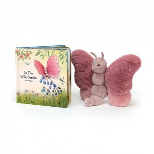 Jellycat In the Wild Garden Book and Beatrice Butterfly, Jellycat USA | UK1970435