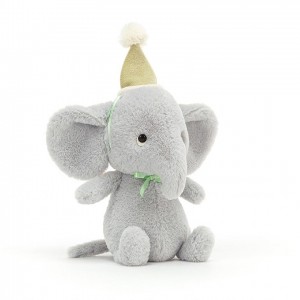 Jellycat Jollipop Elephant 20 CM X 9 CM, Jellycat USA | QL9286354