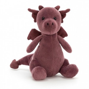 Jellycat Little Puff Violet 16 CM X 10 CM, Jellycat USA | VX5683240