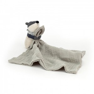 Jellycat Little Rambler Badger Soother 30 CM X 13 CM, Jellycat USA | IM7923415