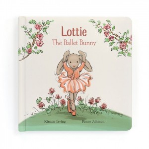 Jellycat Lottie The Ballet Bunny Book 19 CM X 19 CM, Jellycat USA | PU4062751