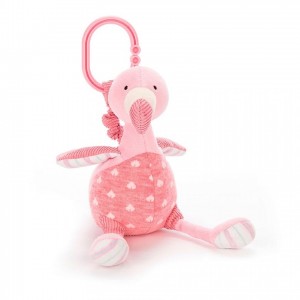 Jellycat Lulu Flamingo Jitter 22 CM X 8 CM, Jellycat USA | PV8597160