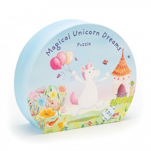 Jellycat Magical Unicorn Dreams Puzzle 23 CM X 19 CM, Jellycat USA | HC6521308