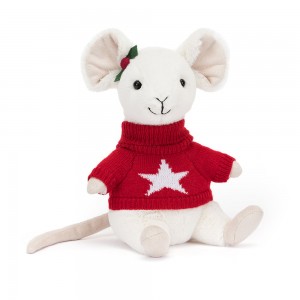 Jellycat Merry Mouse Jumper 18 CM X 9 CM, Jellycat USA | IS8167532