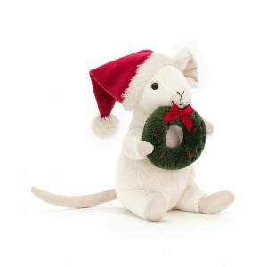 Jellycat Merry Mouse Wreath 18 CM X 9 CM, Jellycat USA | IS1458703