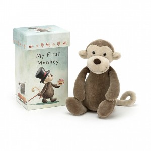 Jellycat My First Monkey 19 CM X 8 CM, Jellycat USA | RB7342810