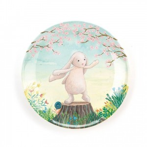 Jellycat My Friend Bunny Melamine Plate 20 CM X 20 CM, Jellycat USA | AF6107985