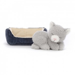 Jellycat Napping Nipper Cat 10 CM X 14 CM, Jellycat USA | MC8104753