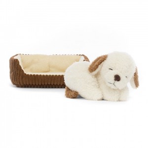 Jellycat Napping Nipper Dog 10 CM X 14 CM, Jellycat USA | YP6139548