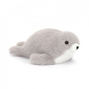 Jellycat Nauticool Grey Seal 5 CM X 15 CM, Jellycat USA | YI0632791