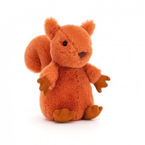 Jellycat Nippit Squirrel 13 CM X 7 CM, Jellycat USA | RA2653987