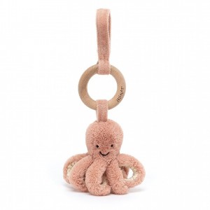 Jellycat Odell Octopus Wooden Ring Toy 21 CM X 5 CM, Jellycat USA | UY8260397