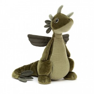 Jellycat Olive Dragon 25 CM X 9 CM, Jellycat USA | RY0612345