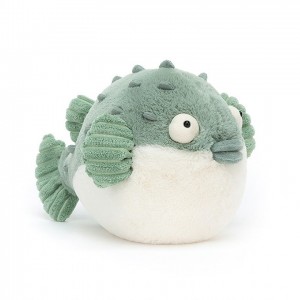 Jellycat Pacey Pufferfish 16 CM X 23 CM, Jellycat USA | LT2819473