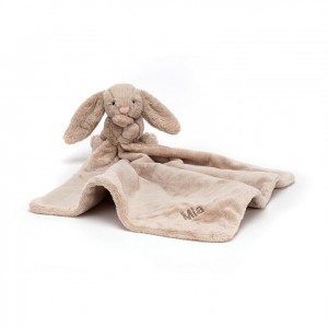 Jellycat Personalised Bashful Beige Bunny Soother 34 CM X 34 CM, Jellycat USA | IT4906835