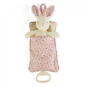 Jellycat Petal Bunny Musical Pull 23 CM, Jellycat USA | XW0962813