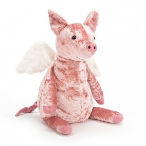 Jellycat Piggy Might Fly 20 CM X 9 CM, Jellycat USA | OA9215804