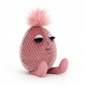 Jellycat Pink Topaz Fabbyegg 24 CM X 10 CM, Jellycat USA | YT4283659