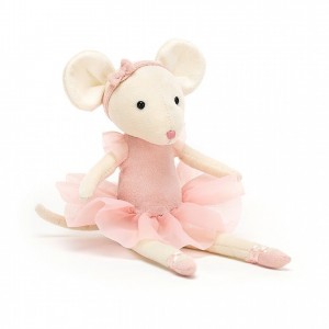 Jellycat Pirouette Mouse Candy 27 CM X 6 CM, Jellycat USA | HZ5786409