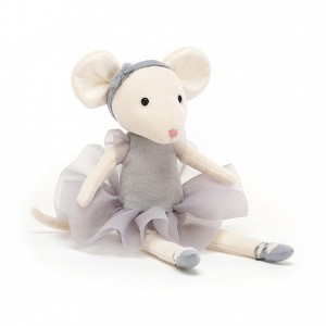 Jellycat Pirouette Mouse Pebble 27 CM X 6 CM, Jellycat USA | XM6152974